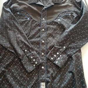 Mens Panhandle Slim Western Shirt